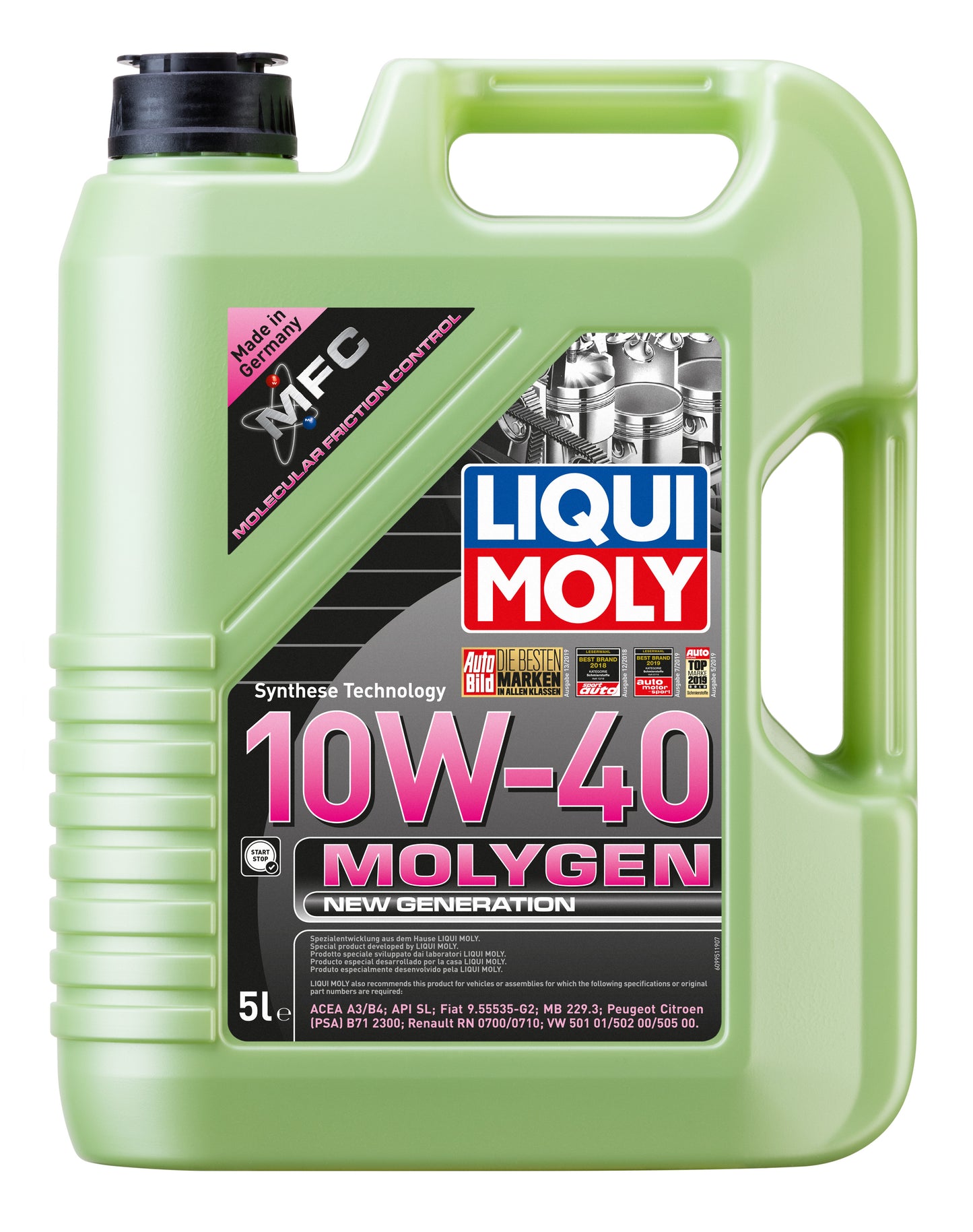 MOLYGEN NEW GENERAT.10W40 5L 9951