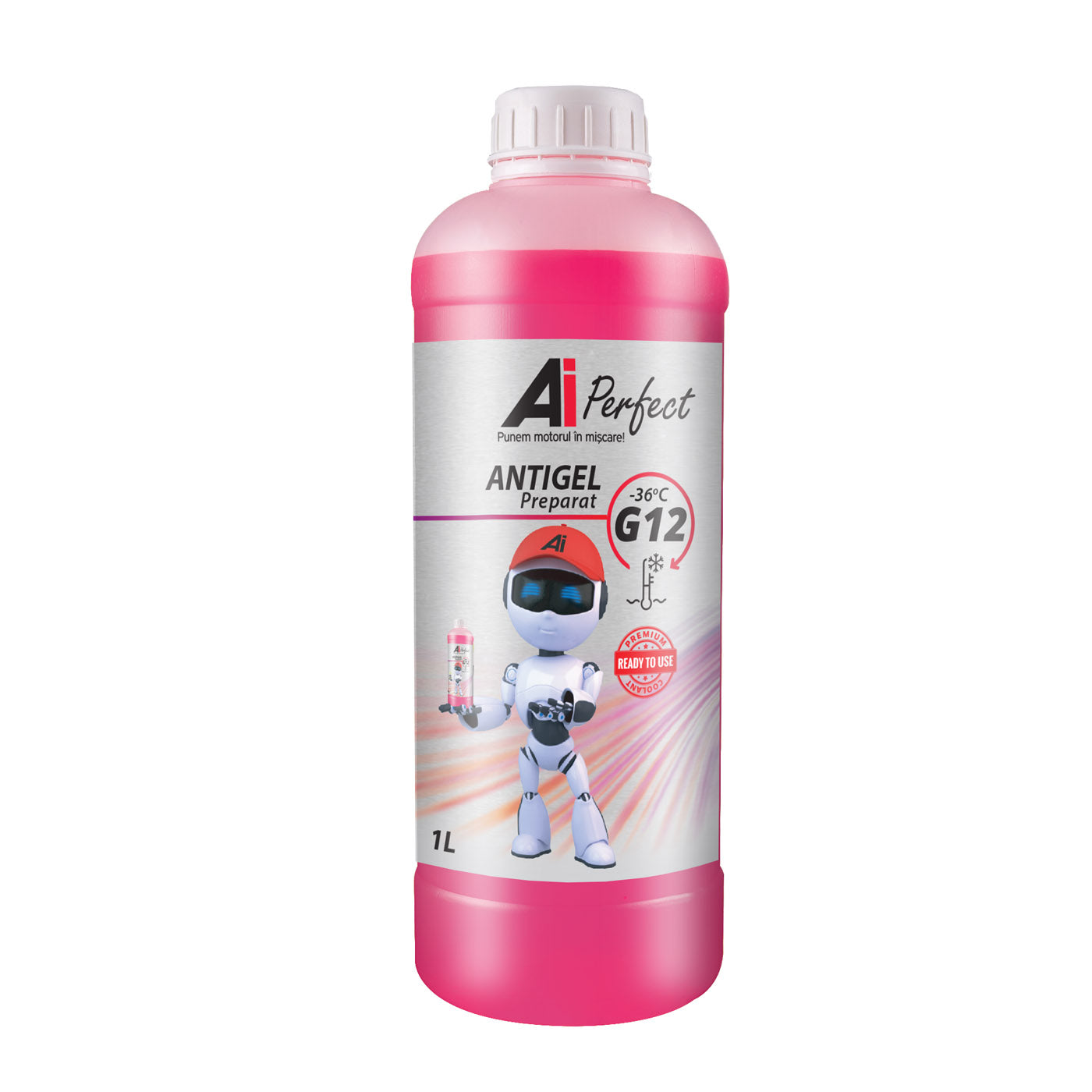 Antigel AiPerfect G12R, 1 litru -35 ^C gata pregatit pentru utilizare