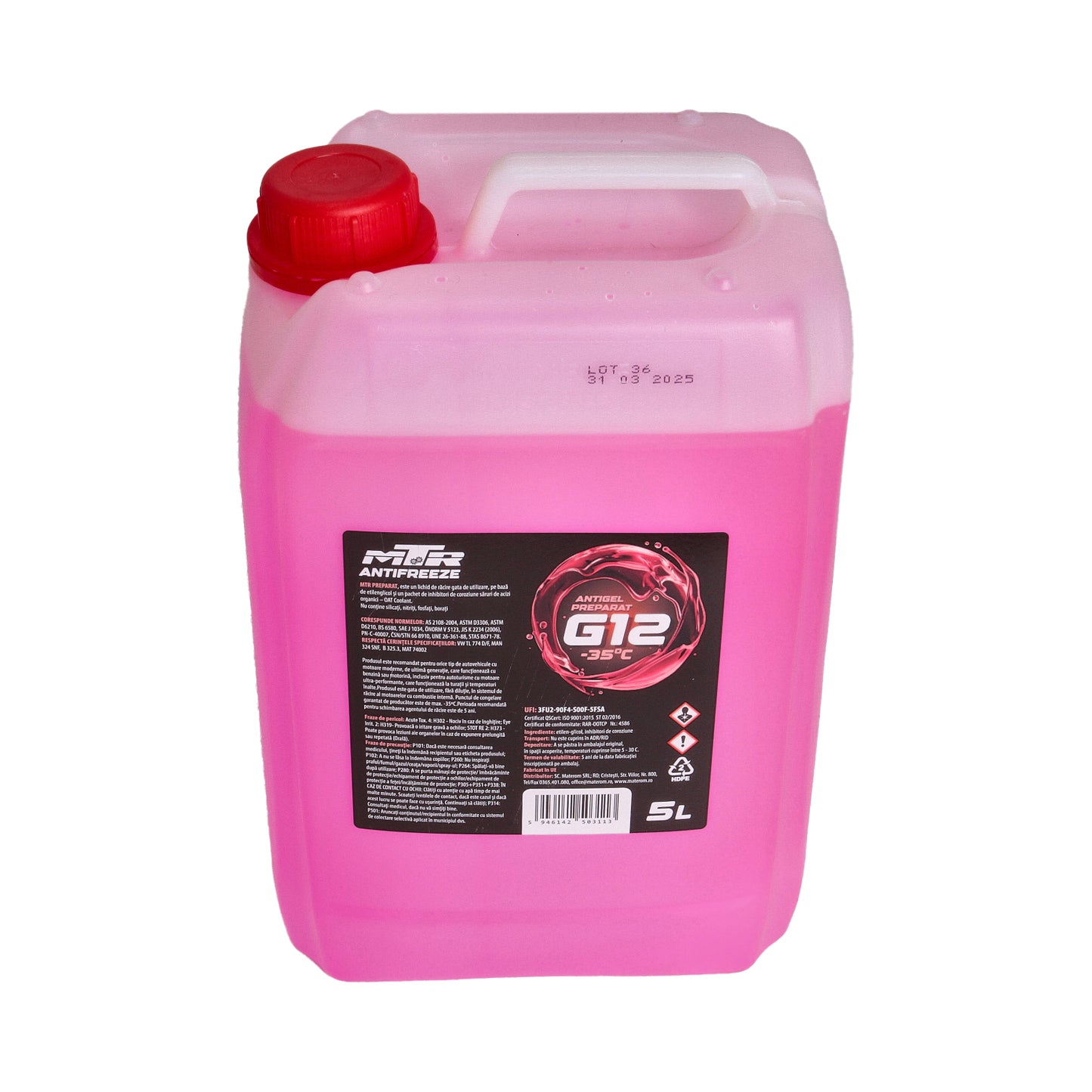 ANTIGEL DILUAT MTR G12 -35C 5L 801621
