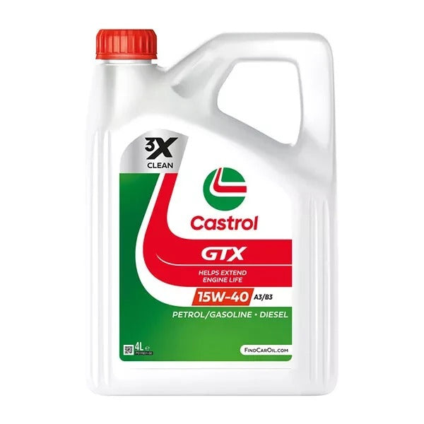 CASTROL GTX A3.B3 15W40 4L 15F628