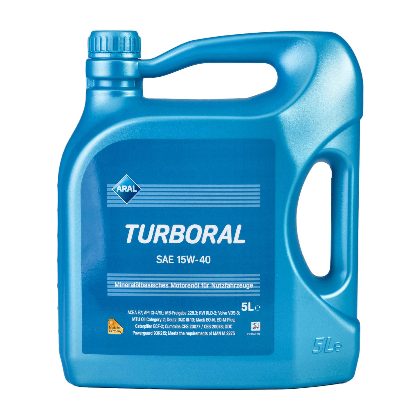 ARAL TURBORAL 15W40 5L 15F45B