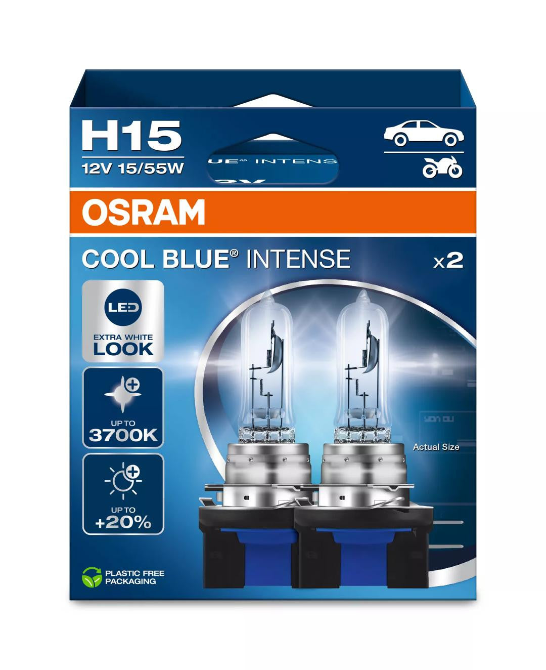 Bec OSRAM H15 12V 55.15W 64176CBN2HB