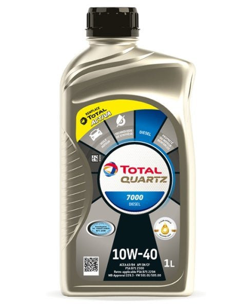 TOTAL QUARTZ 7000 DIESEL 10W40 1L 214111