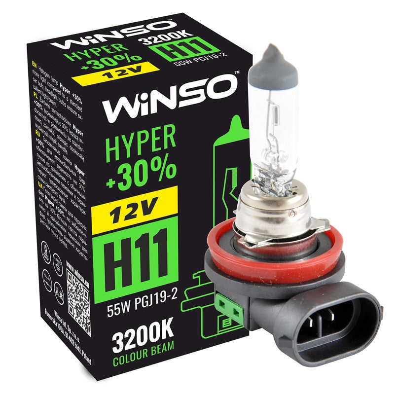 12V H11 HYPER +30 55W PGJ192 712810