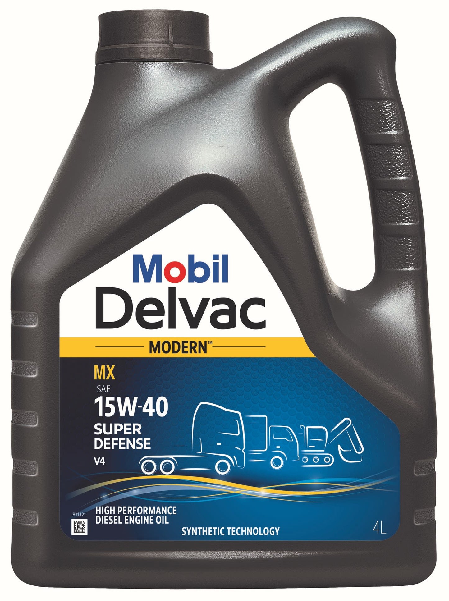 MOBIL DELVAC MODERN 15W40 SUPER D. V4 4L 157463