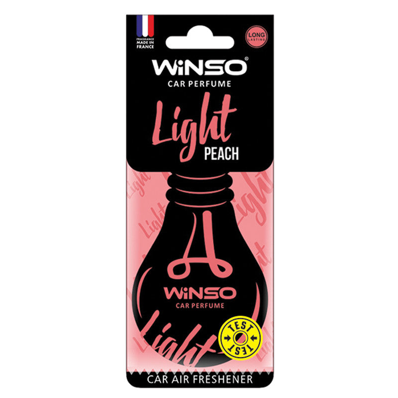 ODORIZANT AUTO WINSO LIGHT CARD PEACH 381180
