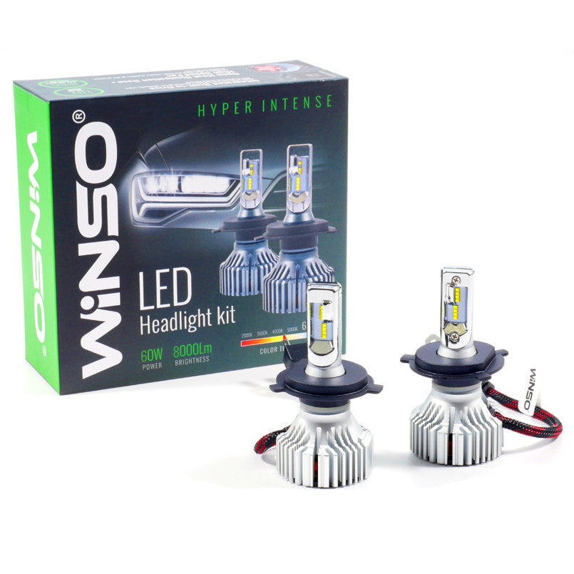 SET BECURI LED H4 12.24V 60W - 8000 LM 798400