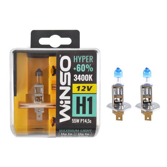12V H1 HYPER +60 55W P145S SET 712130