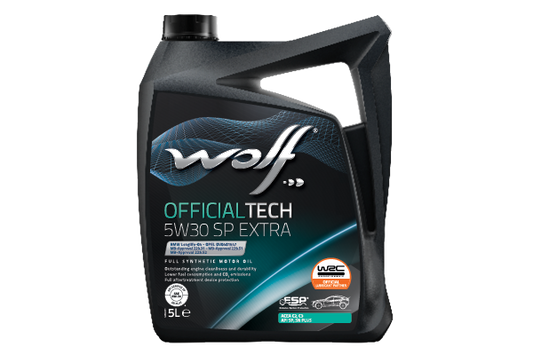 WOLF OFFICIALTECH 5W30 C3 SP EXTRA 5L 1049360