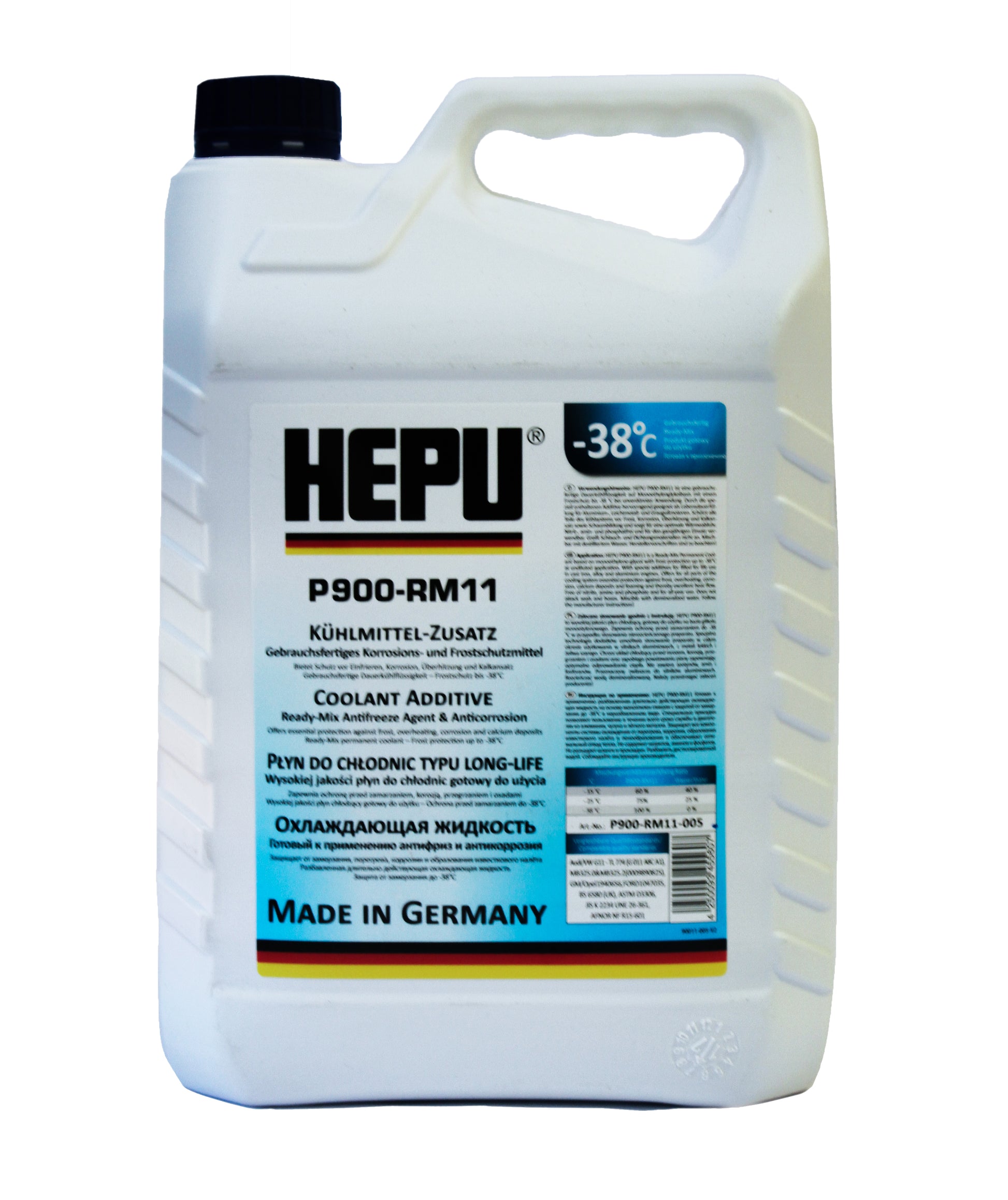 ANTIGEL ALBASTRU DILUAT -38GR.C  5L P900RM005