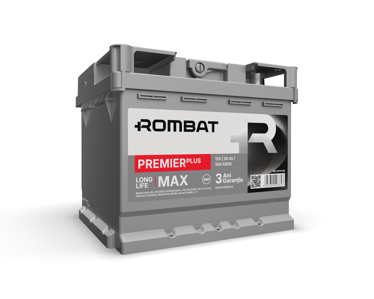 BATERIE PREMIER PLUS 50AH 500A EN 5502K70050