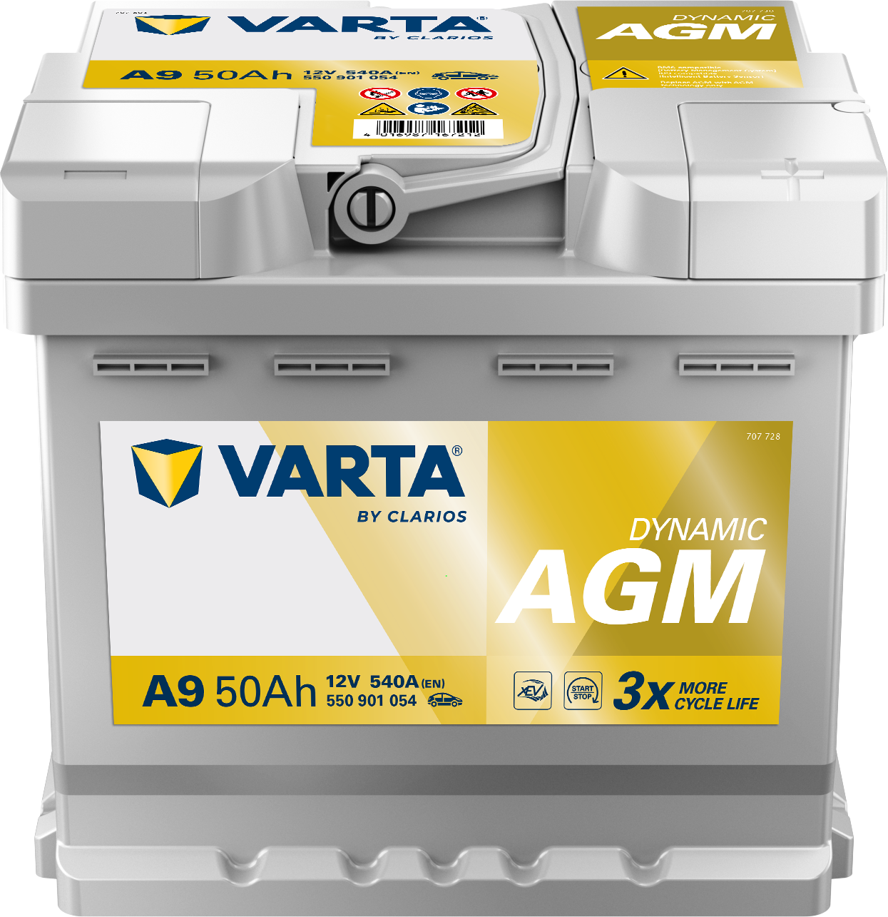 VARTA SILVER AGMXEV 50AH 550901054