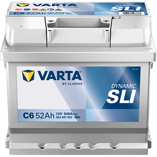 VARTA SILVER DYNAMIC 52 AH 5524010523162