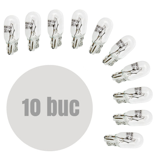 SET 10 BUC BEC MTR T10 12V 5W (W5W) MT3240