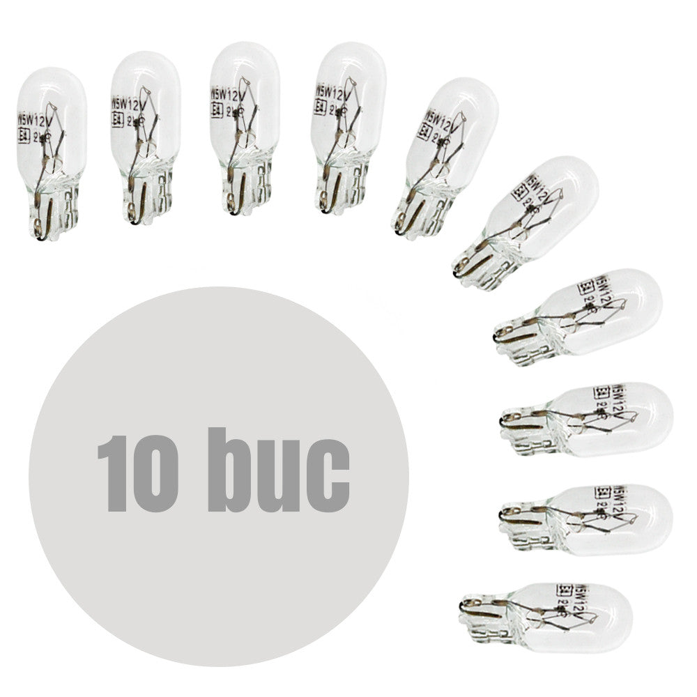 SET 10 BUC BEC MTR T10 12V 5W (W5W) MT3240