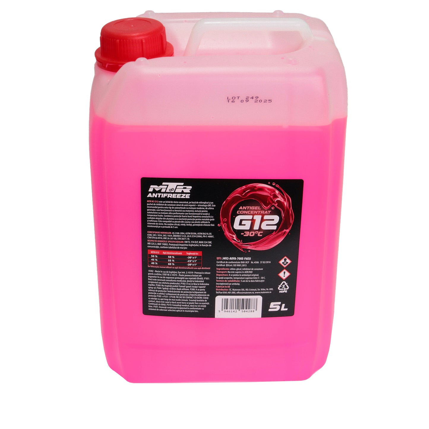 MTR ANTIGEL CONCENTRAT ROSU G12 5L 800923