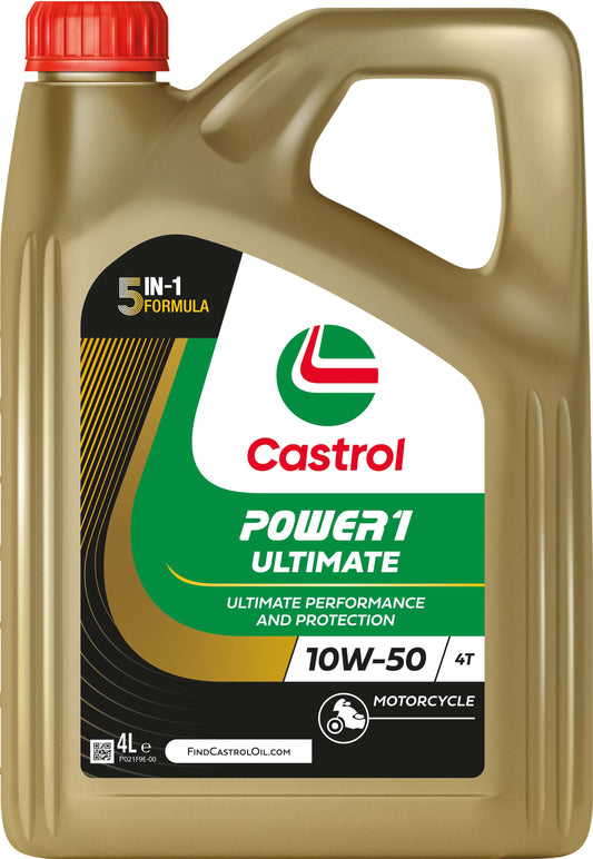 CASTROL POWER1 ULT 4T 10W50 4L 15FFAD