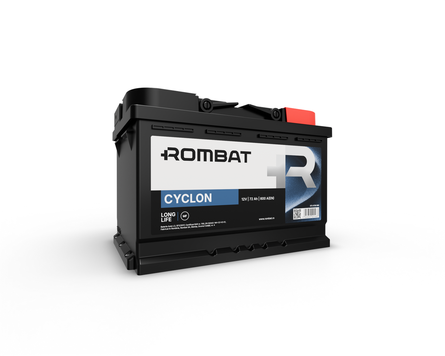 BATERIE CYCLON L3 12V 72AH 600A EN 5724730060