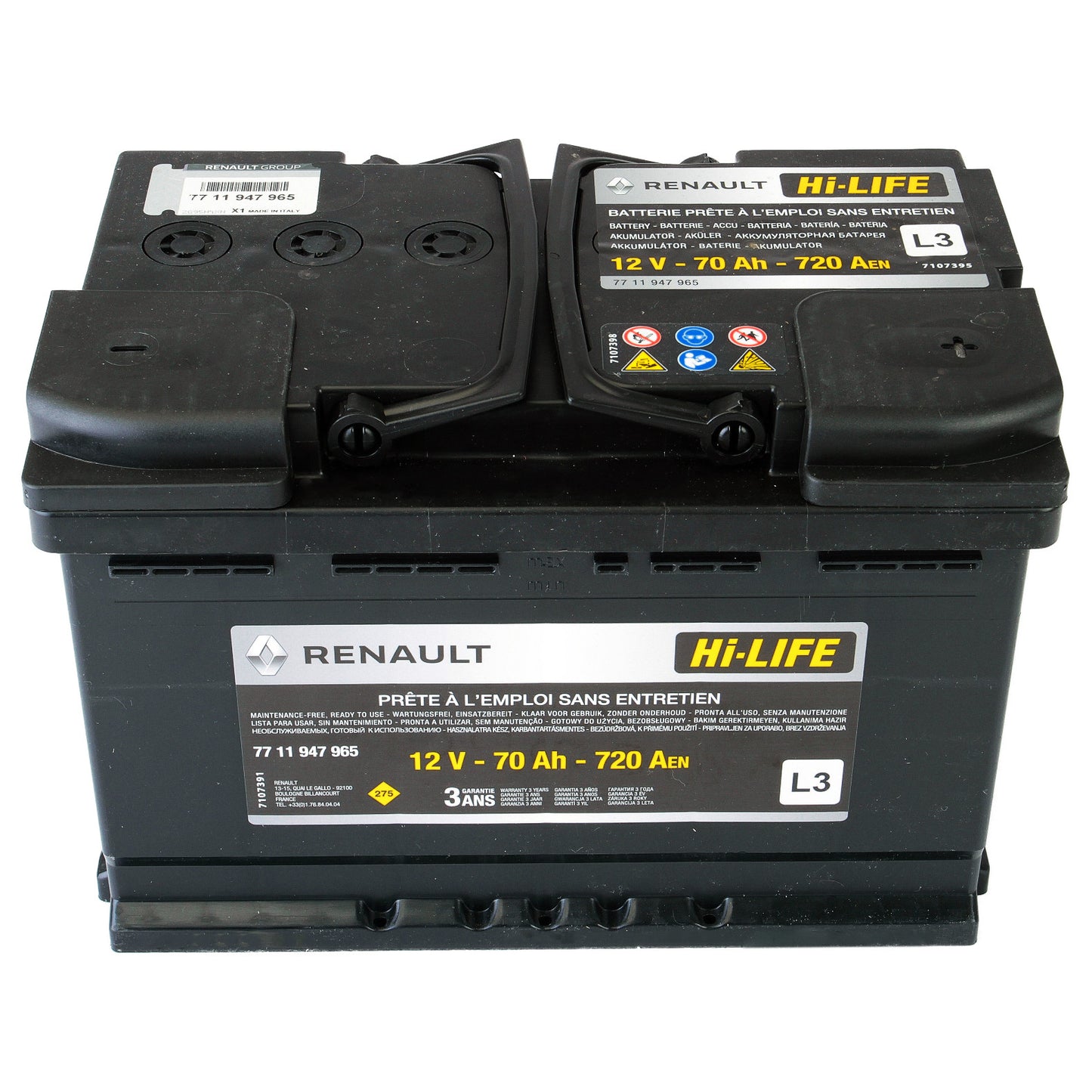 ACUMULATOR DADU 70AH. 720A 7711947965