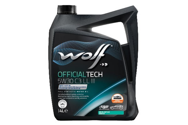 WOLF OFFICIALTECH 5W30 C3 LL III 4L 1048180