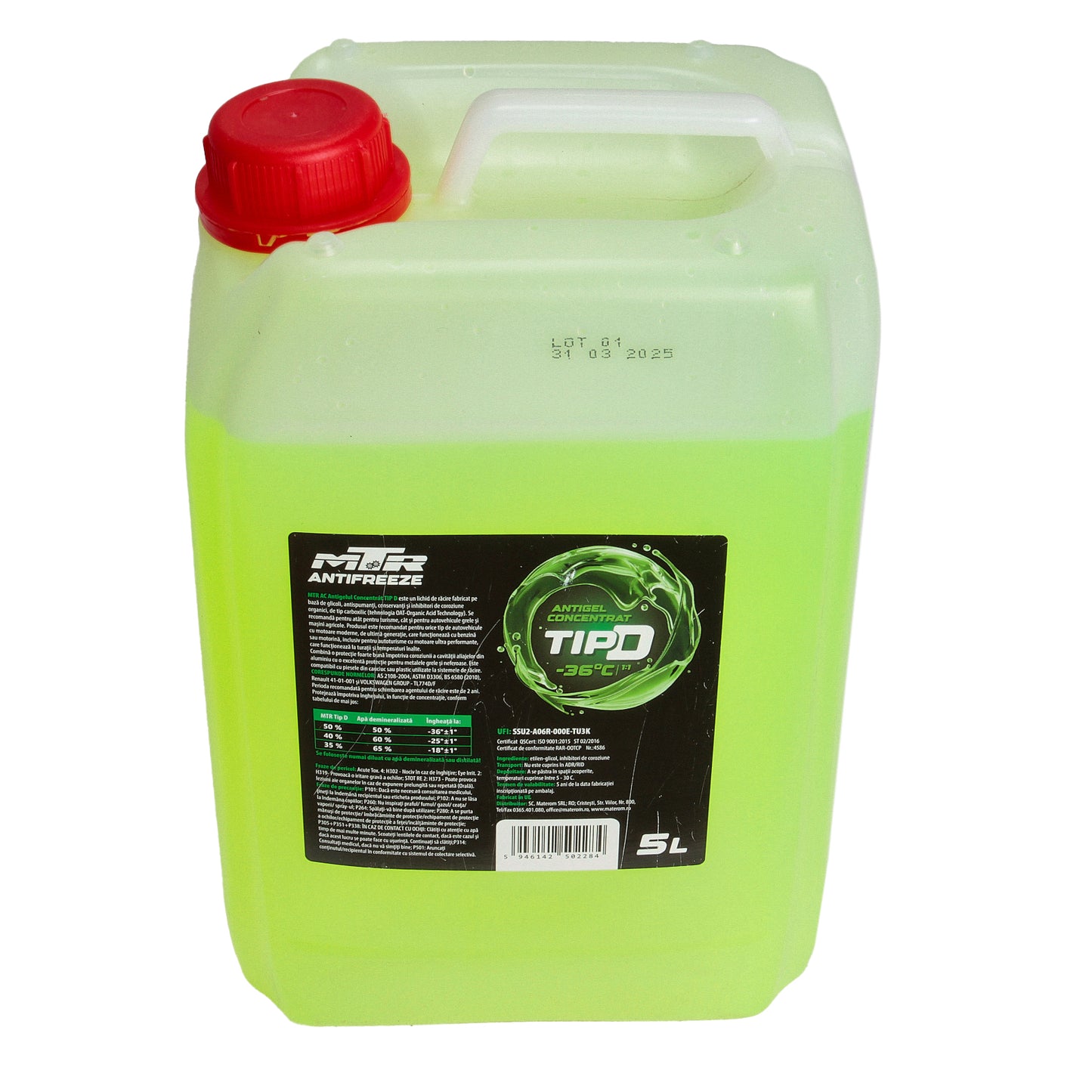 ANTIGEL GALBEN TIP D 5L 800935