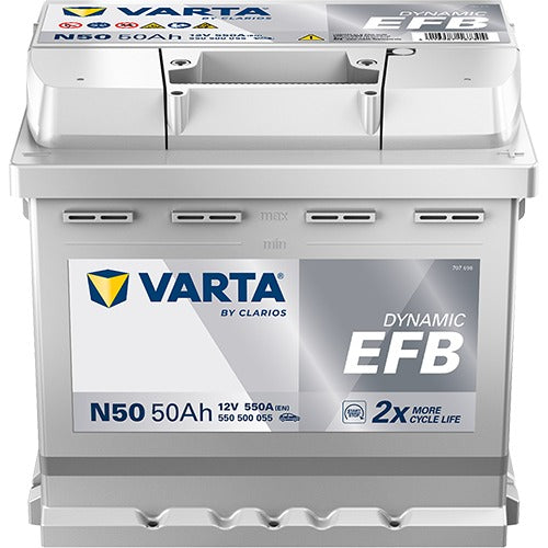 AC VARTA DYNAMIC EFB 50AH 550A 550500055D842