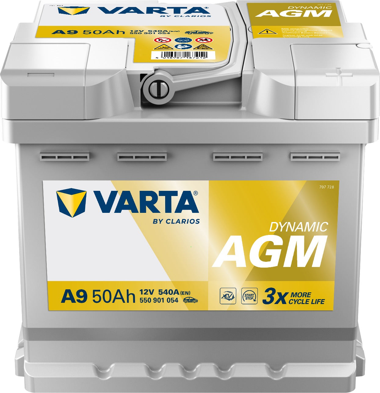 VARTA SILVER AGMXEV 50AH 550901054
