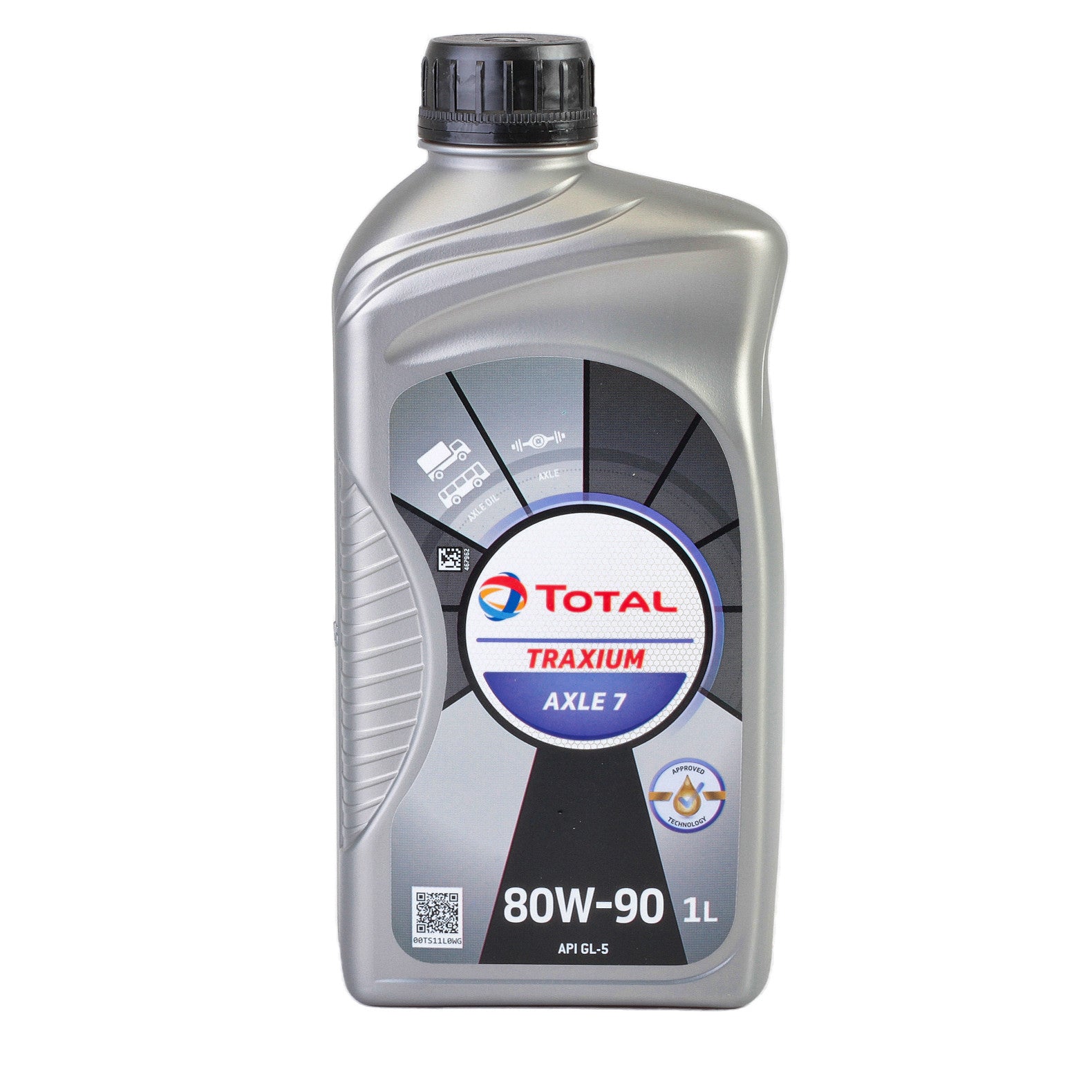 TOTAL TRANSMISSION AXLE 7 80W90  1L 166500