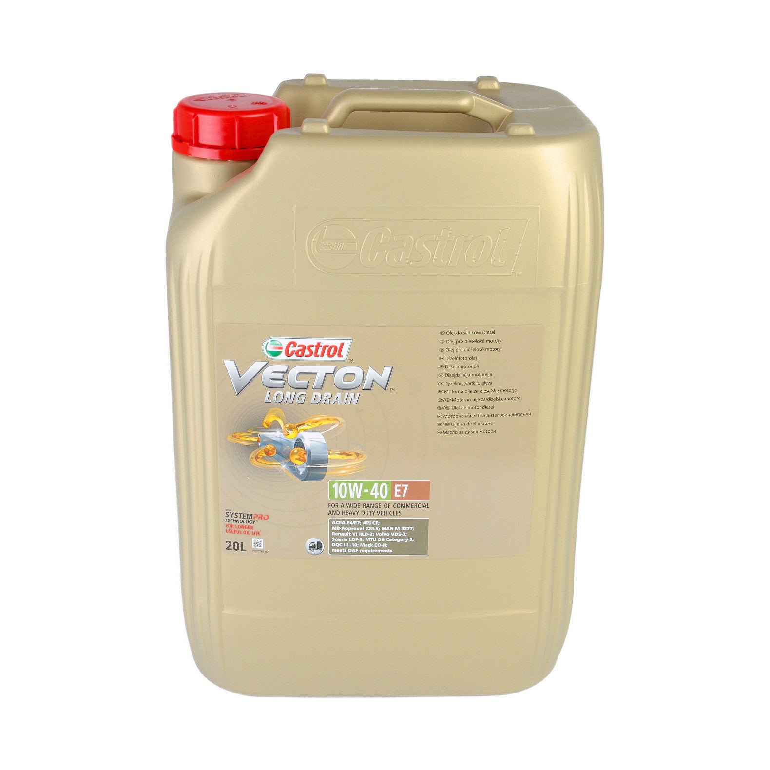 CASTROL VECTON LONG DRAIN 10W40 20L 15B352