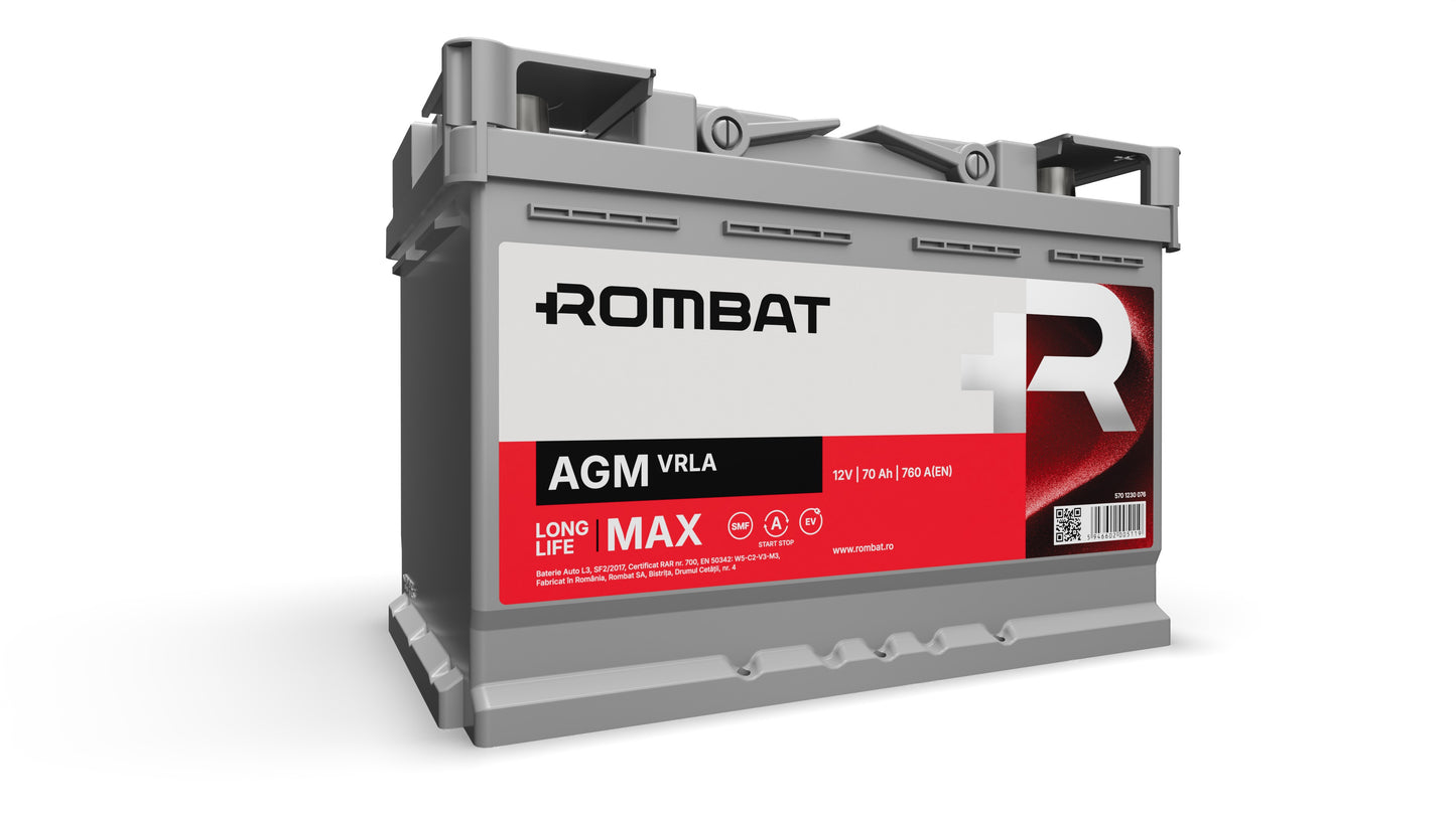 ACUMULATOR ROMBAT AGM-VRLA 70 AH START-S 5701230072