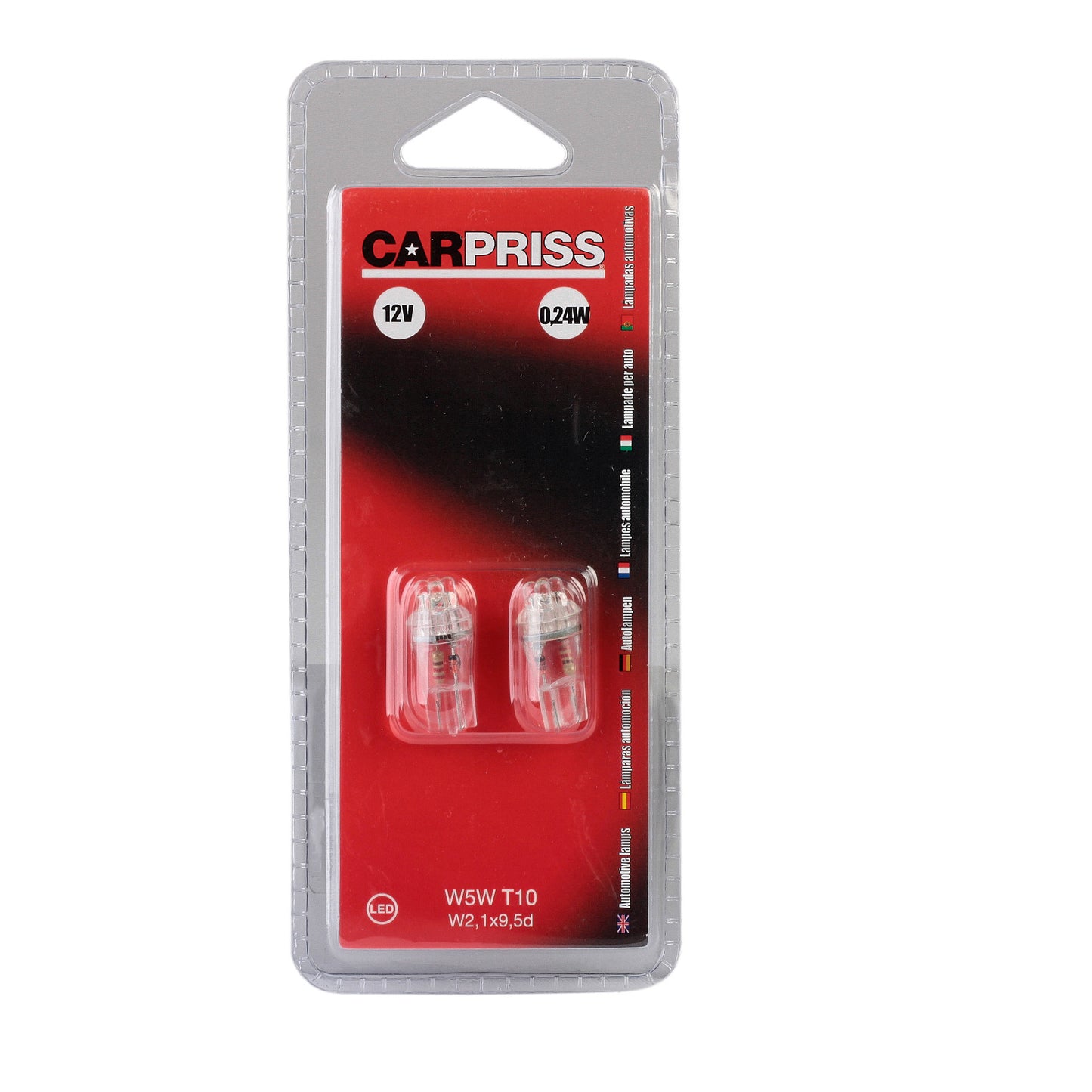 SET BECURI TIP LED T10 12V 79780290