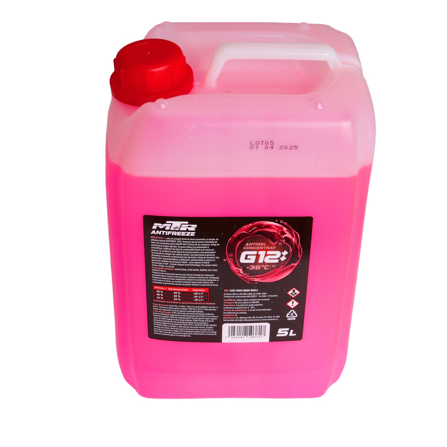 ANTIGEL CONCENTRAT ROSU MTR G12 ++ 5L 801599